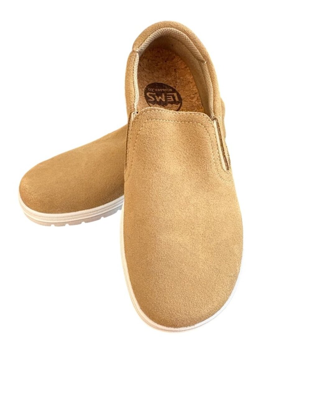 Lem's Zero Gravity Shoes Women's Laguna Suede Wide Toe Box Slip On Sneakers NWOT